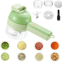 STARLANCE's 4 in 1 Portable Electric Vegetable Cutter Set