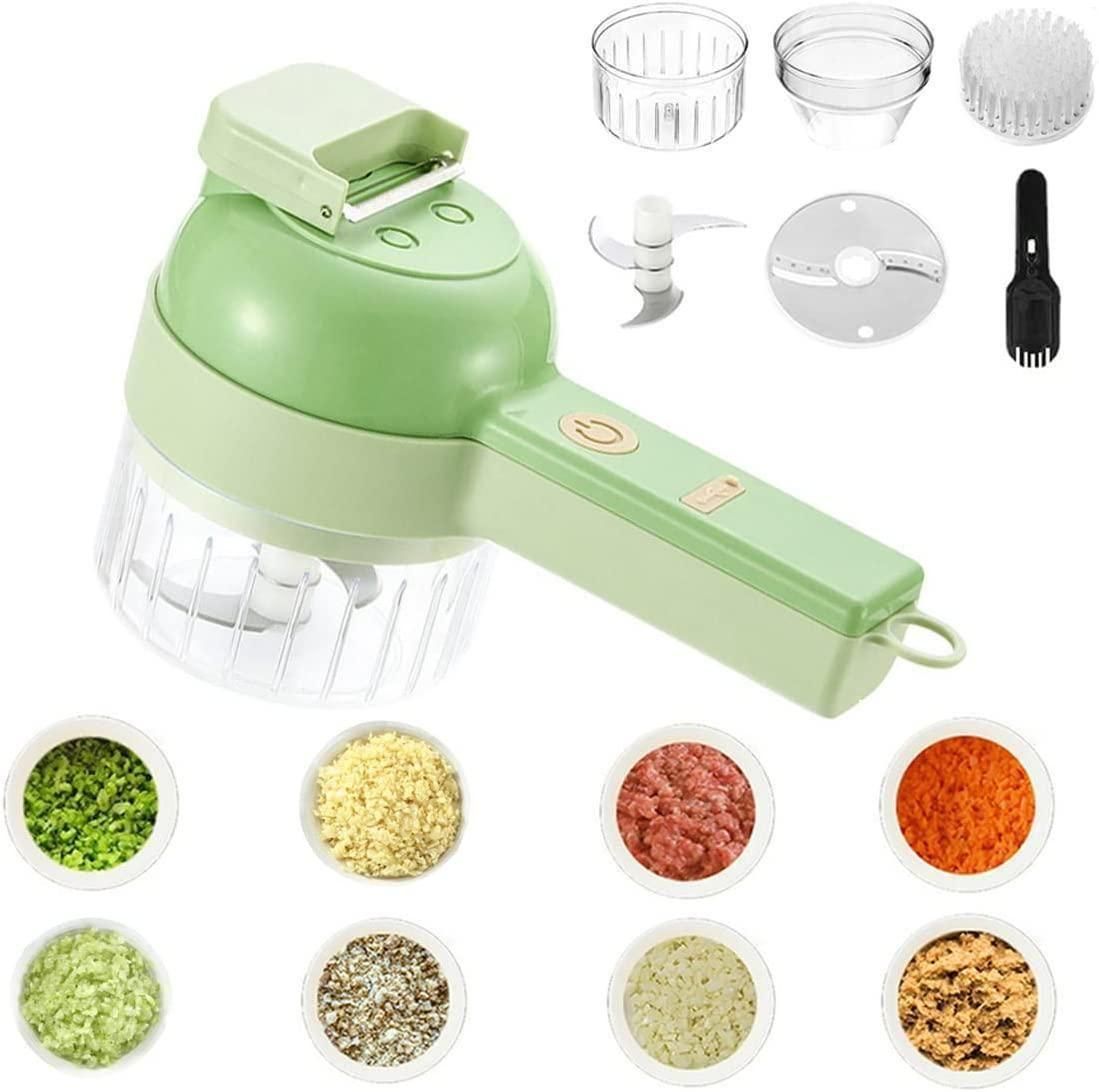 STARLANCE's 4 in 1 Portable Electric Vegetable Cutter Set