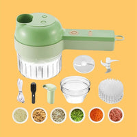 STARLANCE's 4 in 1 Portable Electric Vegetable Cutter Set