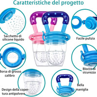 BPA-Free Silicone Fruit Pacifiers For Baby (Pack of 2)