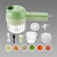STARLANCE's 4 in 1 Portable Electric Vegetable Cutter Set